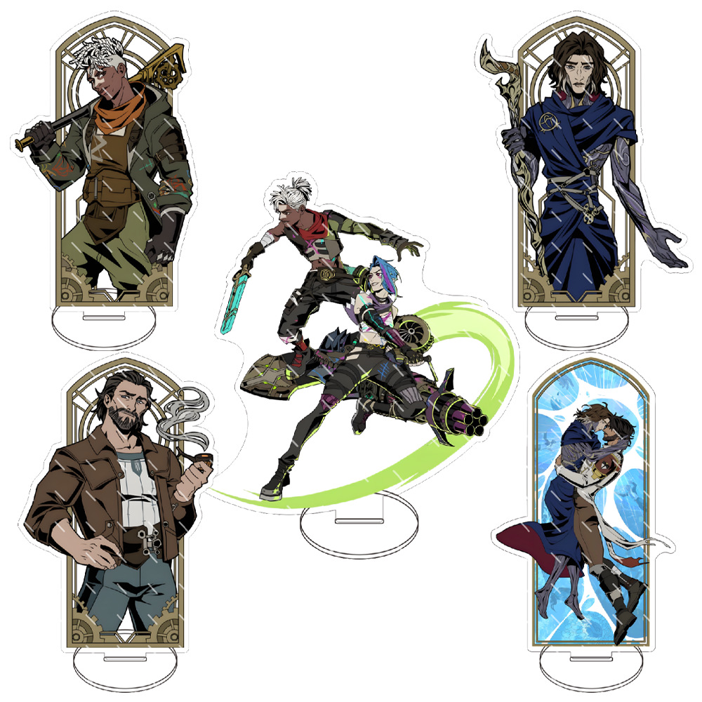 Anime Fan Merchandise - Arcane：League of Legends Acrylic Game Stand