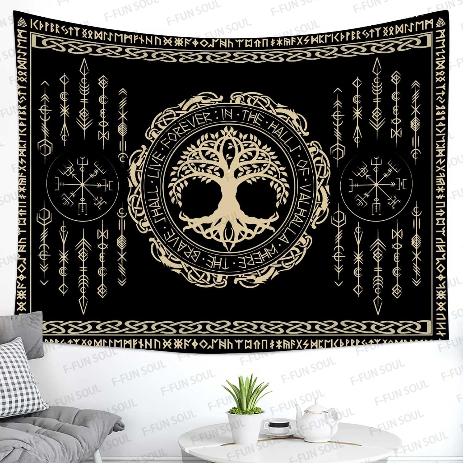 Norse Mythology Tapestry Indie - огляд і ціна Wall Scroll Tapestry