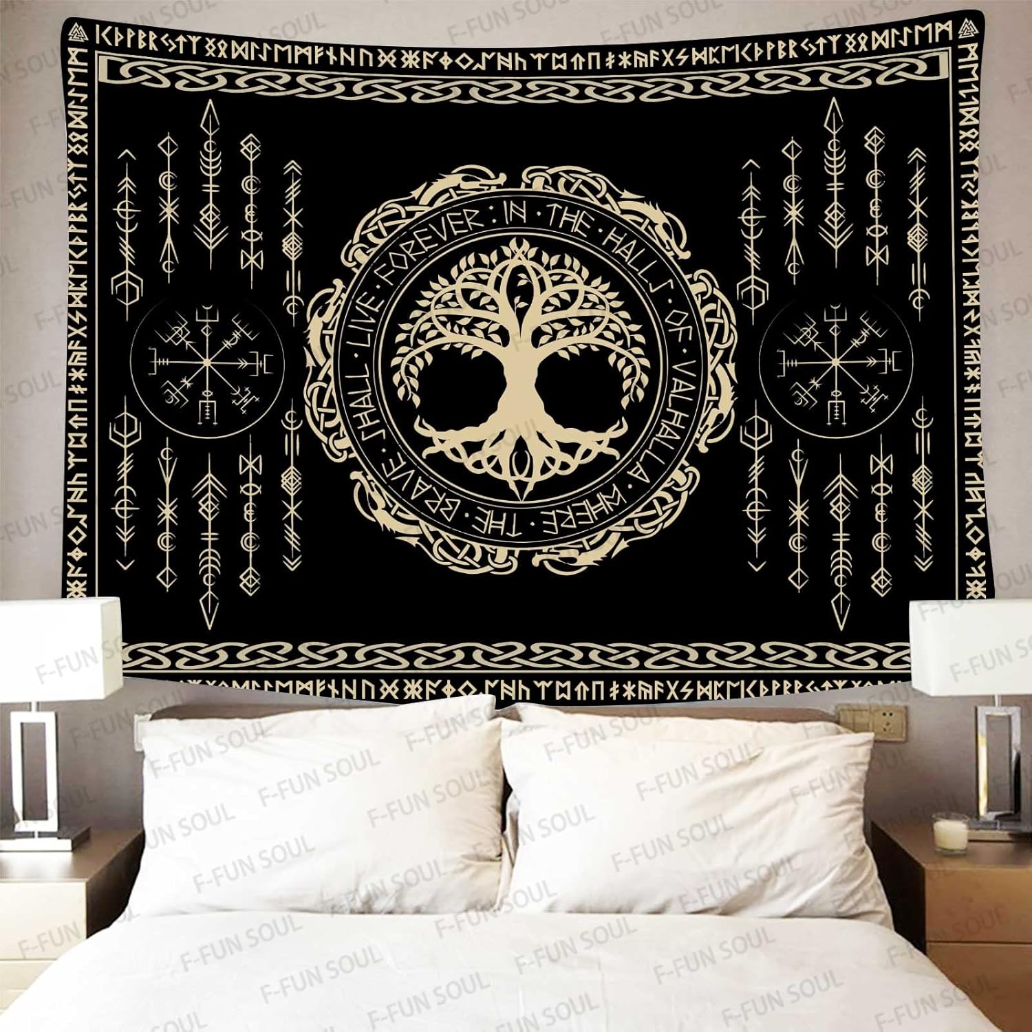 Norse Mythology Tapestry Indie - огляд і ціна Wall Scroll Tapestry