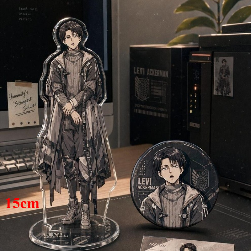 Levi Ackerman Acrylic Stand Fi - огляд і ціна Windbreaker Anime Merchandise