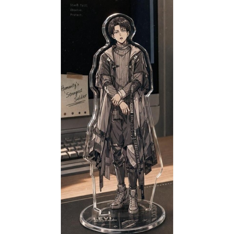 Levi Ackerman Acrylic Stand Fi - огляд і ціна Windbreaker Anime Merchandise