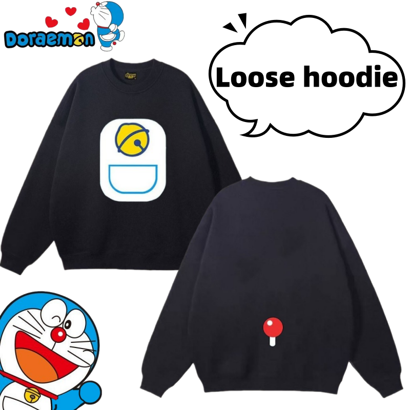 Doraemon crew neck cute creati - огляд і ціна Anime Merchandise Hoodie