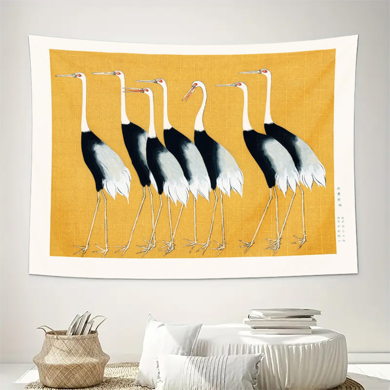 Abstract Crane Tapestry Wall D - огляд і ціна Wall Scroll Tapestry