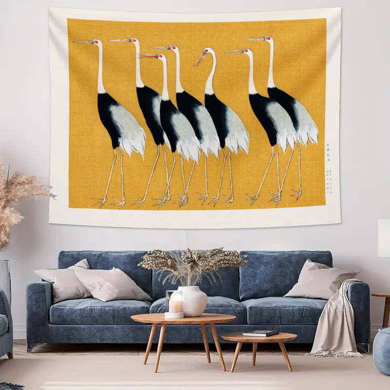 Abstract Crane Tapestry Wall D - огляд і ціна Wall Scroll Tapestry