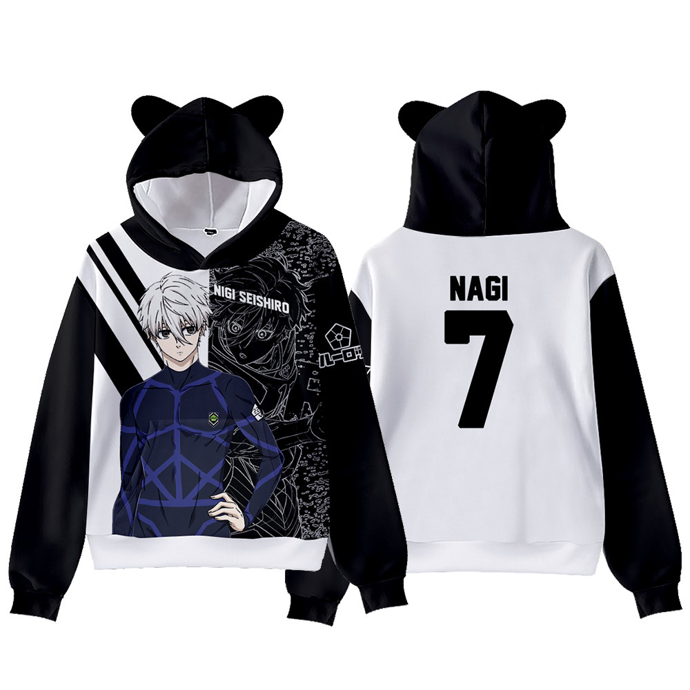 3D New Anime BLUE LOCK Merchan - огляд і ціна Anime Merchandise Hoodie